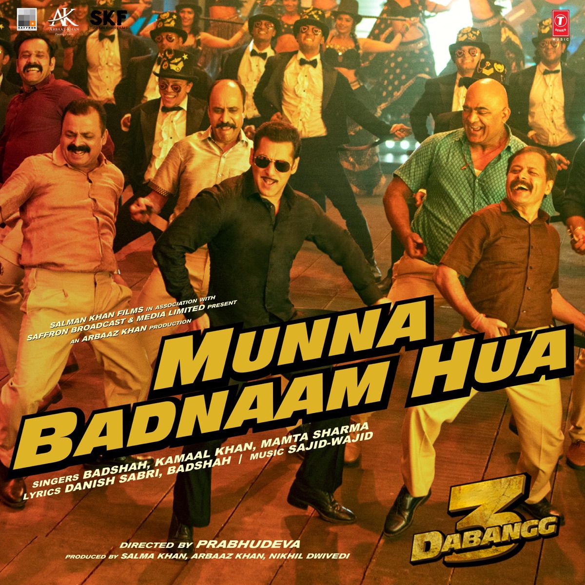 Munna Badnaam Hua (From "Dabangg 3") - Single by Badshah, Kamaal Khan, Mamta Sharma & Sajid-Wajid album cover