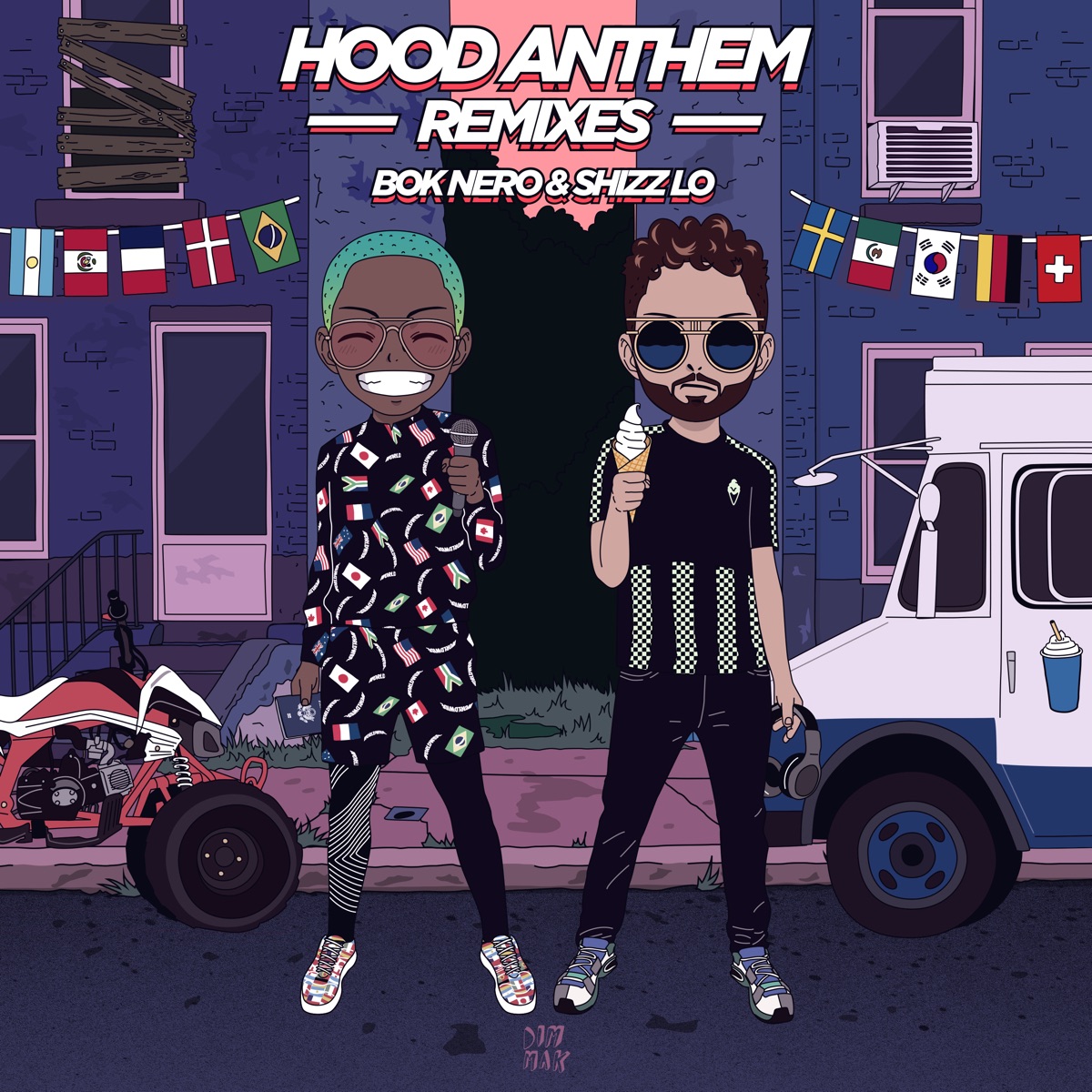 Hood Anthem (Remixes) - EP by Bok Nero & Shizz Lo album cover