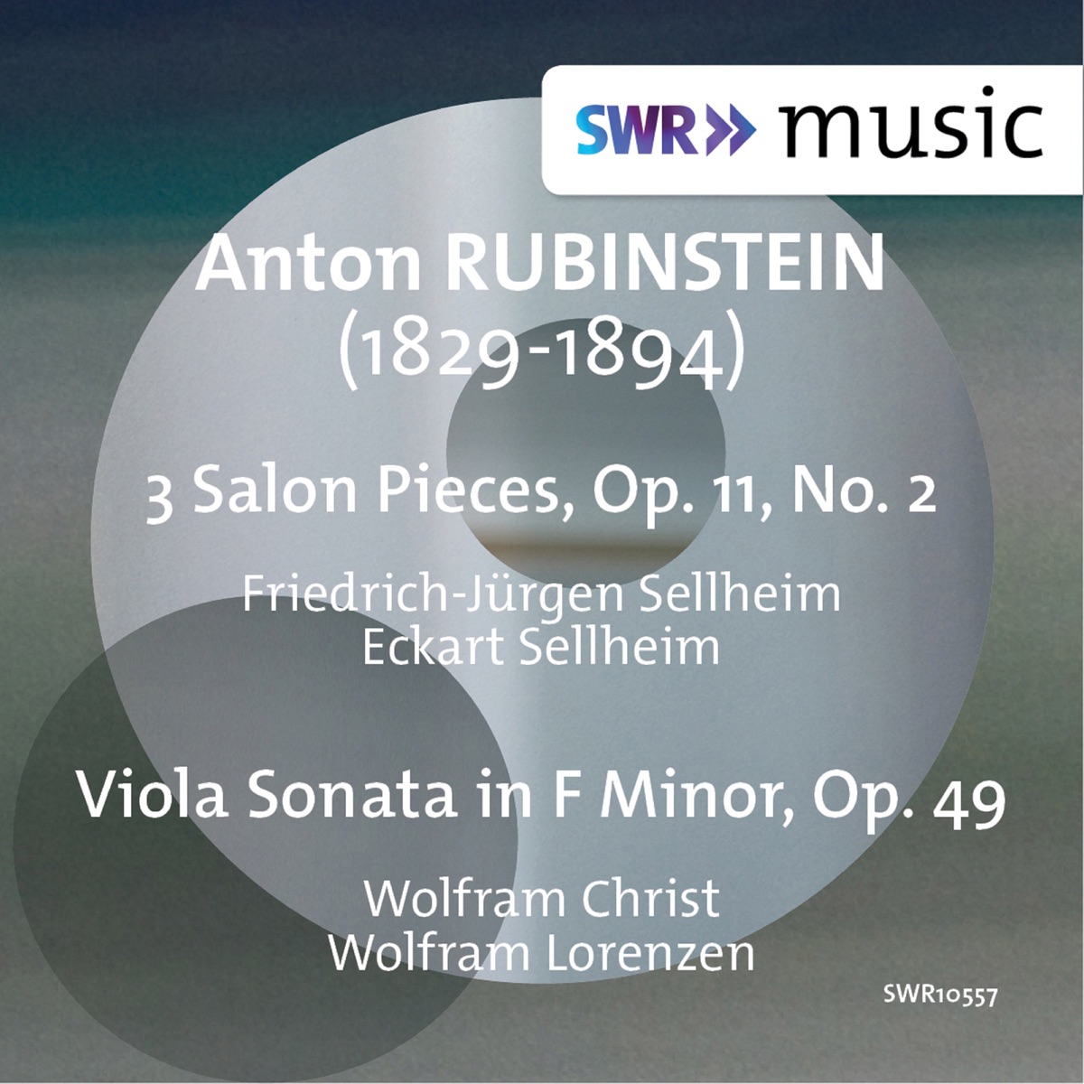 Rubinstein: 9 Salon Pieces, Op. 11, Vol. 2 & Viola Sonata in F Minor, Op. 49 by Friedrich-Jürgen Sellheim, Eckart Sellheim, Wolfram Christ & Wolfram Lorenzen album cover