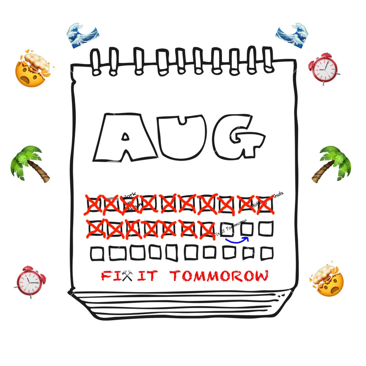 Fix It Tomorrow - Single by Mikey Ocean album cover