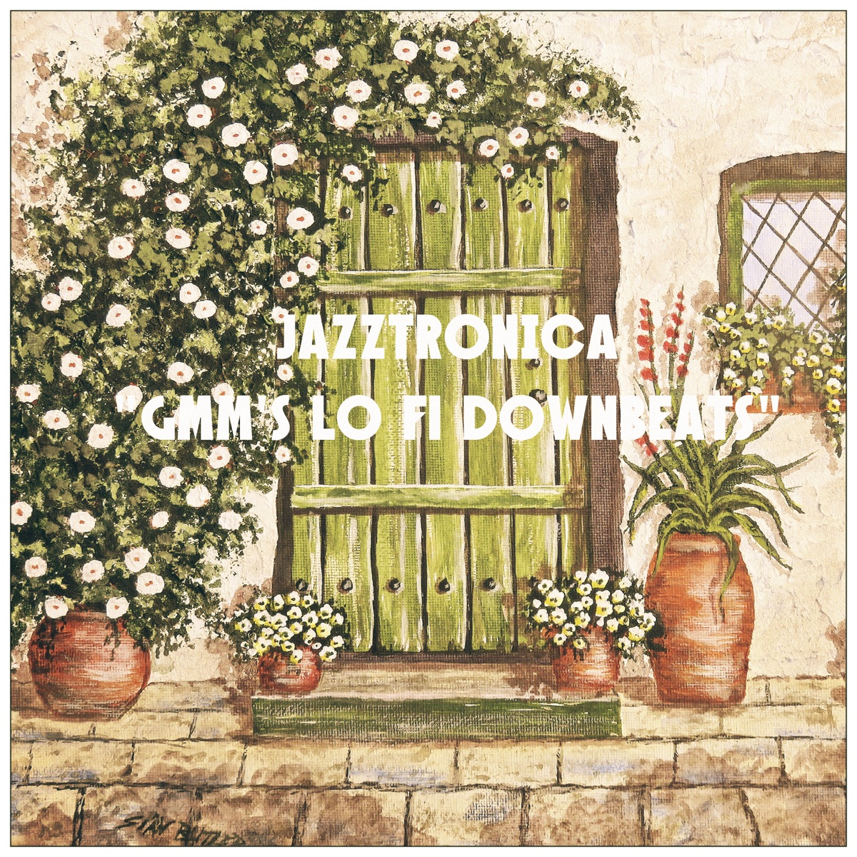 Jazztronica "GMM's Lo Fi Downbeats" by Worldtraveller, Living Room & Pearldiver album cover