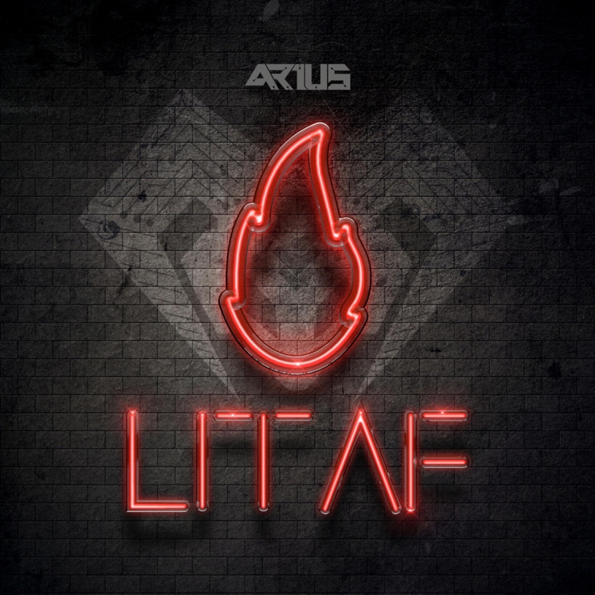 Lit AF - EP by ARIUS album cover
