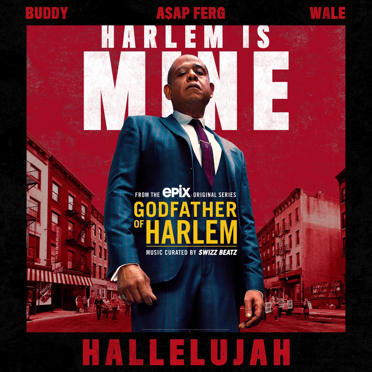 Hallelujah (feat. Buddy, A$AP Ferg & Wale) - Single by Godfather of Harlem album cover