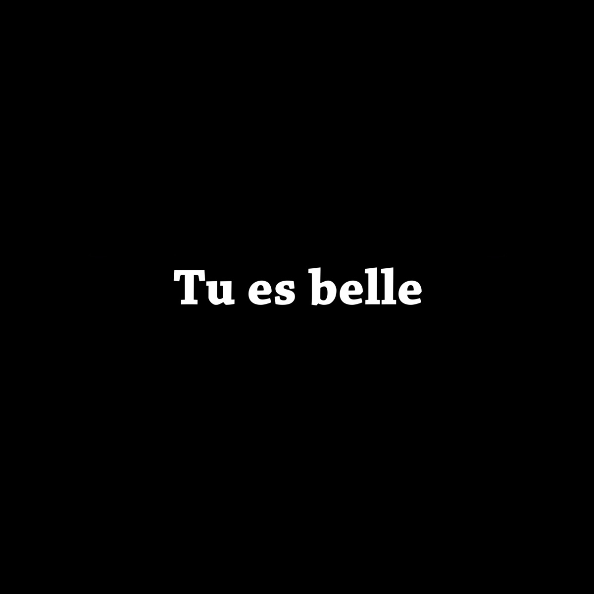 Tu Es Belle - Single by Zola album cover