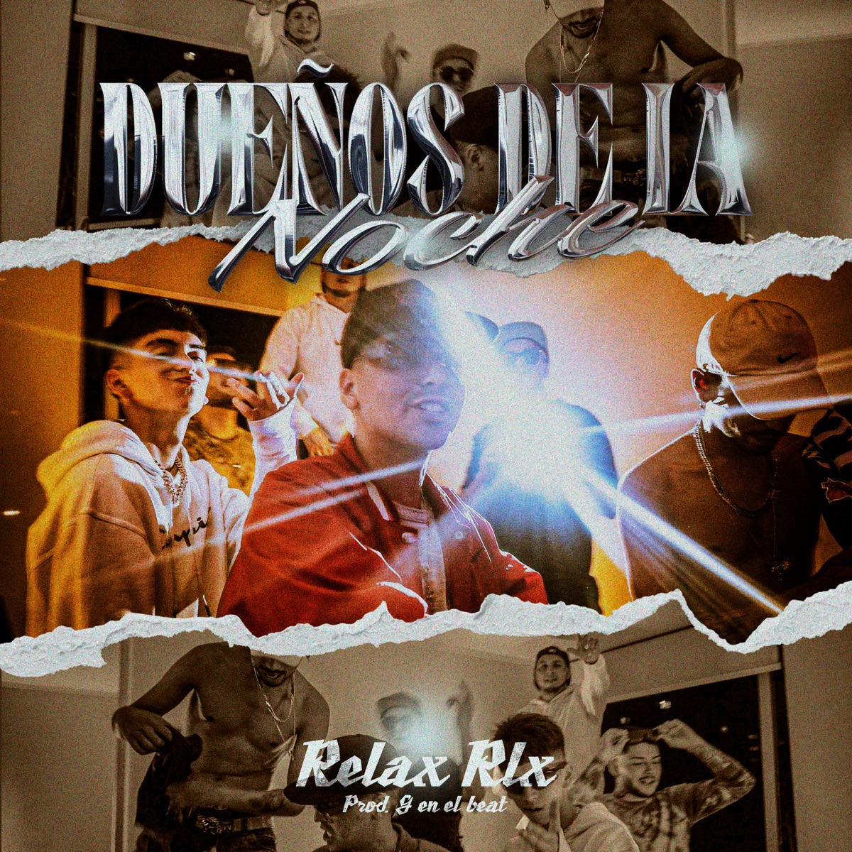 Dueños de la Noche - Single by Relax Rlx & G en el Beat album cover