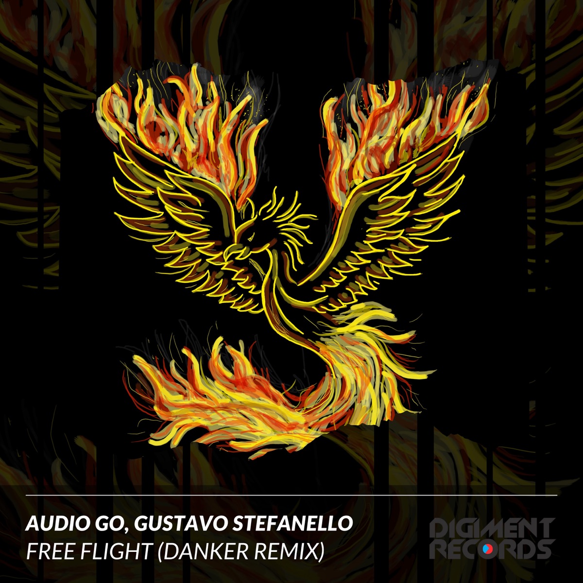 Free Flight (Danker Remix) - Single by Danker, Audio Go & Gustavo Stefanello album cover