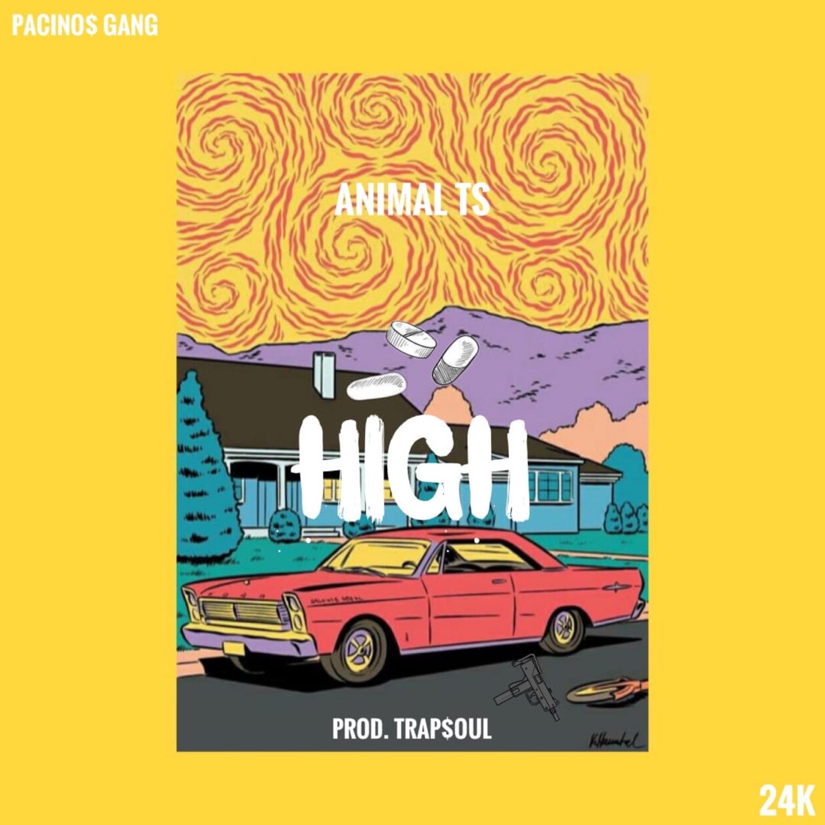 High - Single by Animalts album cover