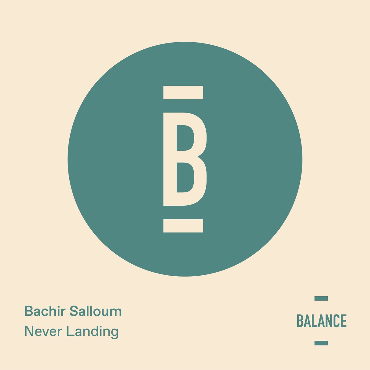 Never Landing - EP by Bachir Salloum album cover