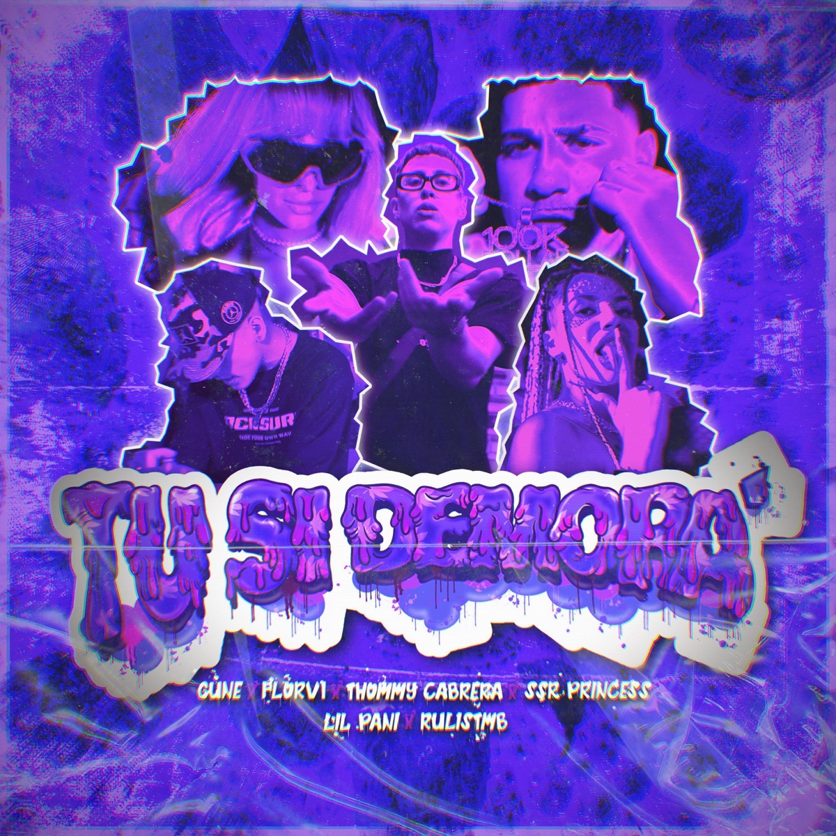 Tu si demora' (feat. Florv1 oficial, Thommy cabrera, Ssr princess & Lil pani) - Single by Gune album cover