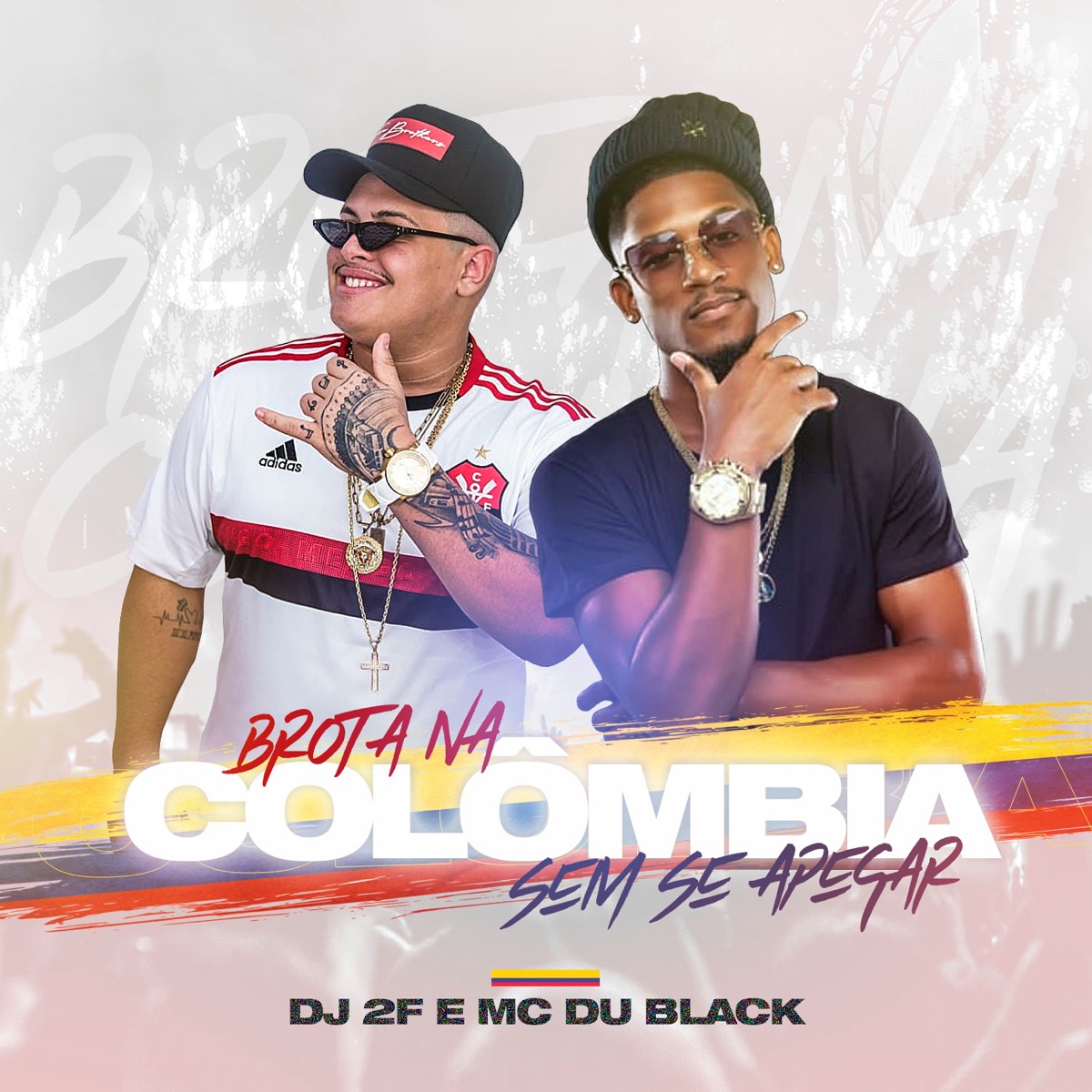 Brota na Colômbia Sem Se Apegar - Single by DJ 2F & MC Du Black album cover
