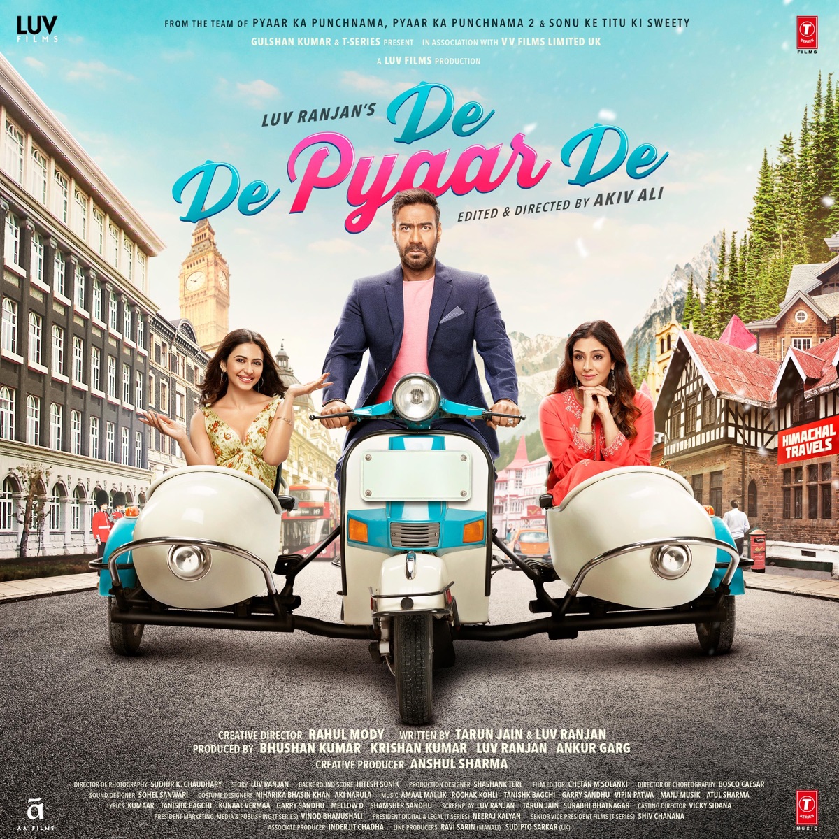 De De Pyaar De (Original Motion Picture Soundtrack) by Vipin Patwa, Amaal Mallik, Tanishk Bagchi, Manj Musik, Atul Sharma & Rochak Kohli album cover