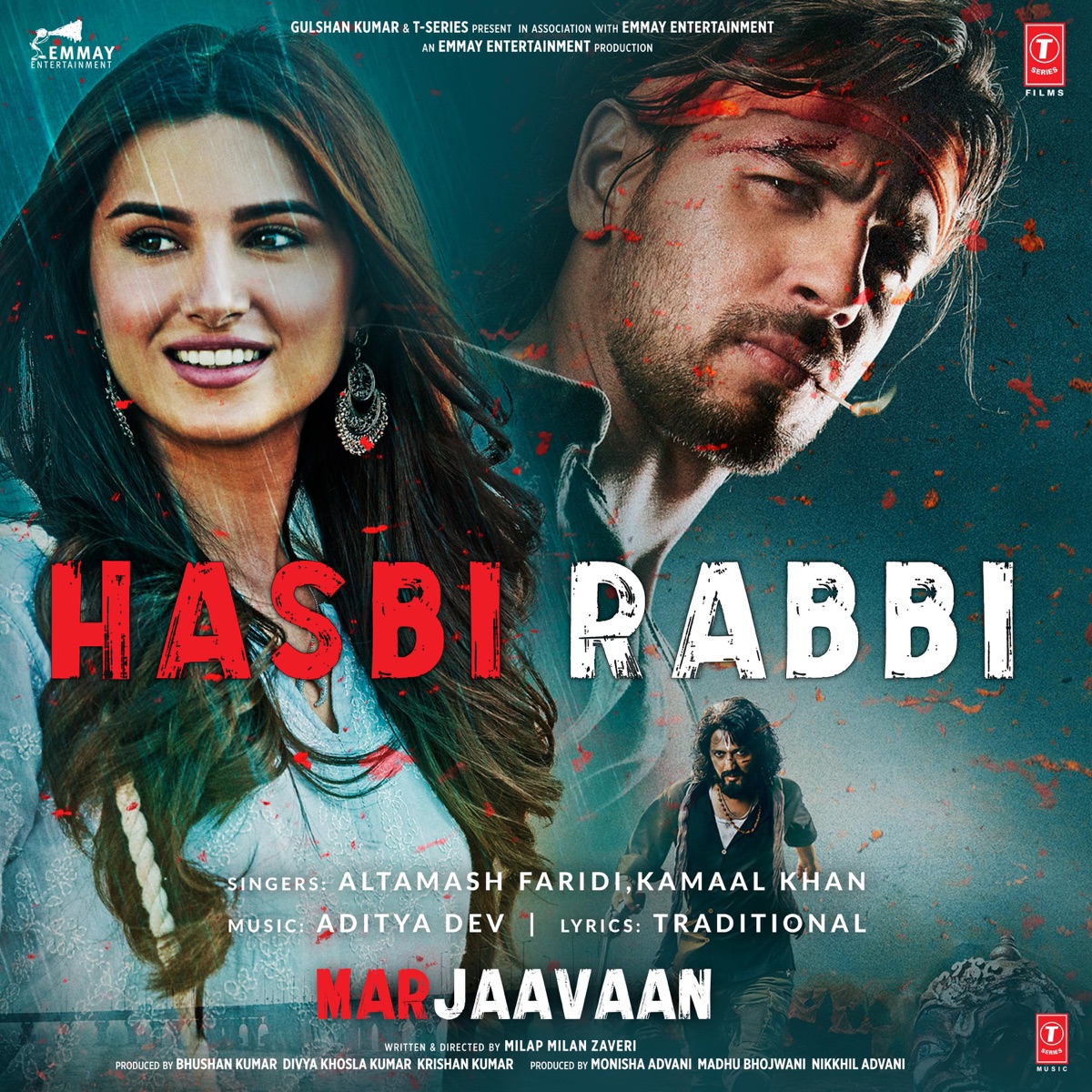 Hasbi Rabbi (From "Marjaavaan") - Single by Altamash Faridi, Kamaal Khan & Aditya Dev album cover