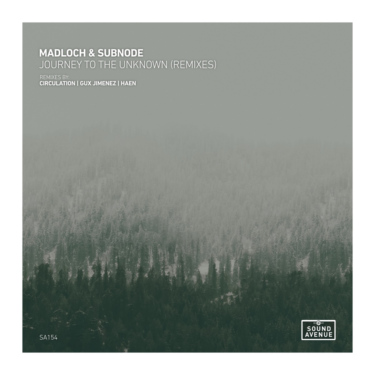 Journey to the Unknown (Remixes) by Madloch, Subnode & Gux Jimenez album cover