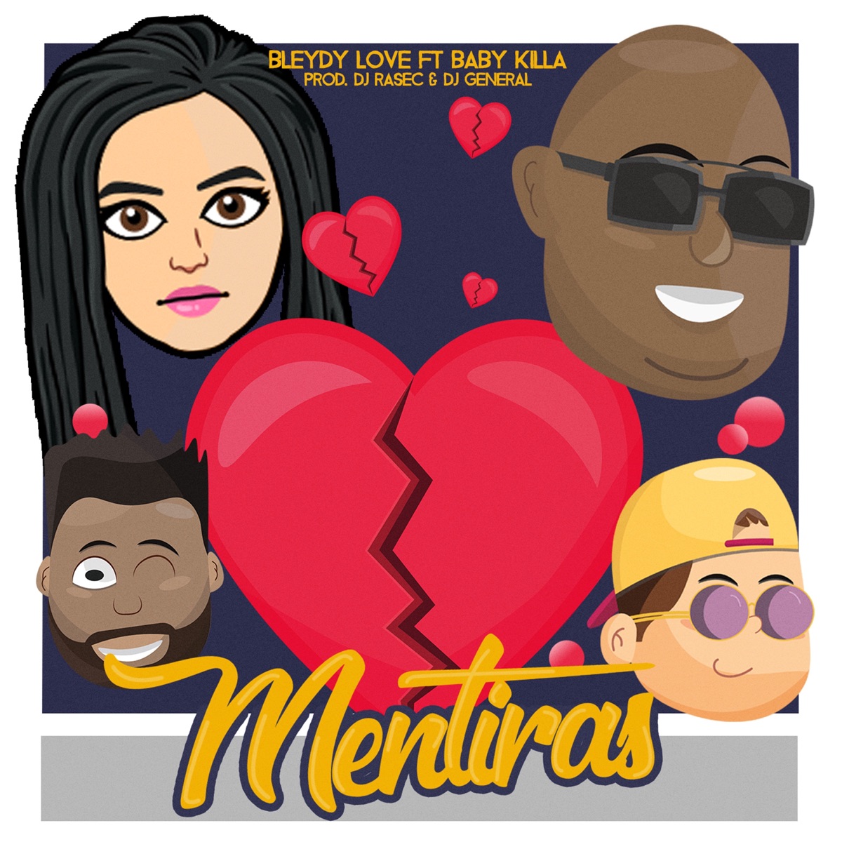 Mentiras (feat. Baby Killa) - Single by Bleydy Love album cover