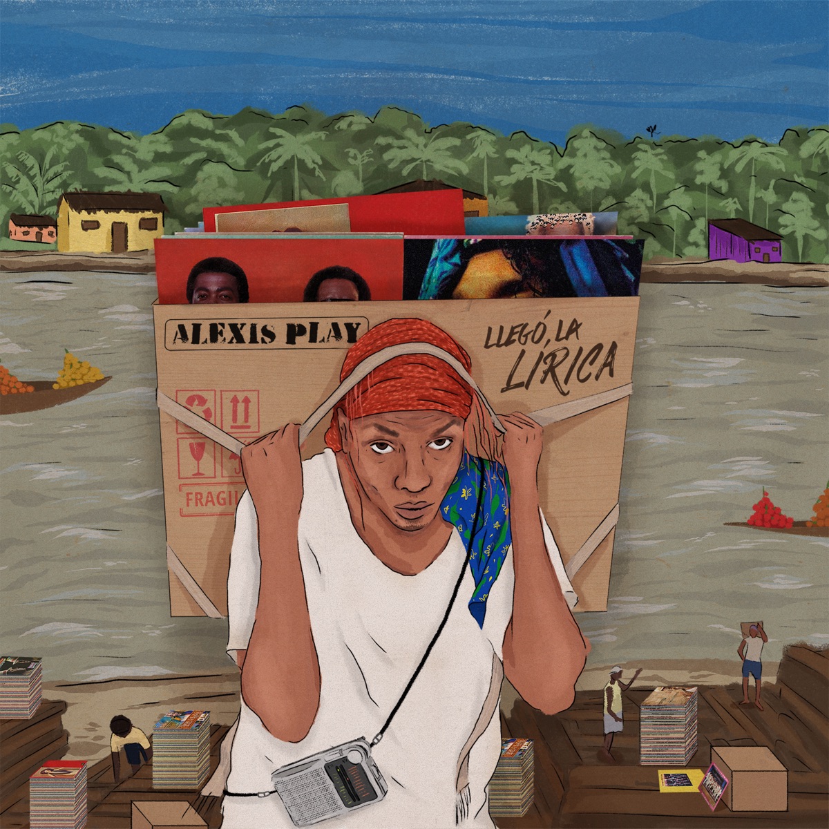 Llegó la Lírica by Alexis Play album cover