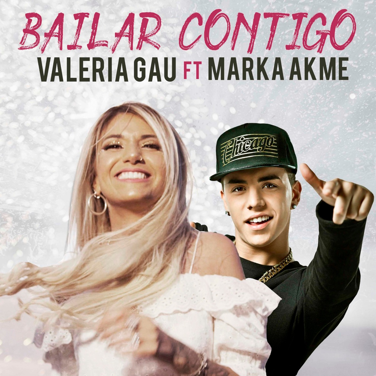 Bailar Contigo - Single by Valeria Gau & Marka Akme album cover