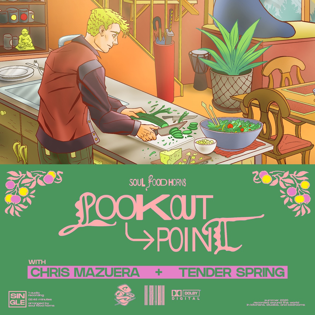 Lookout Point (feat. Chris Mazuera) - Single by Soul Food Horns & tender spring album cover