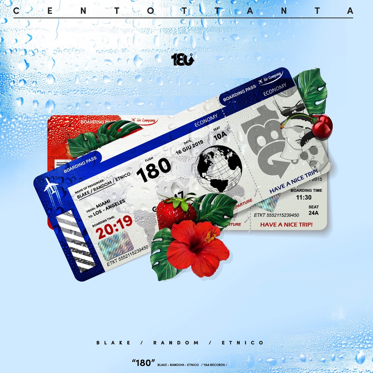 180 - Single by Blake Religion, Random & Etnico album cover