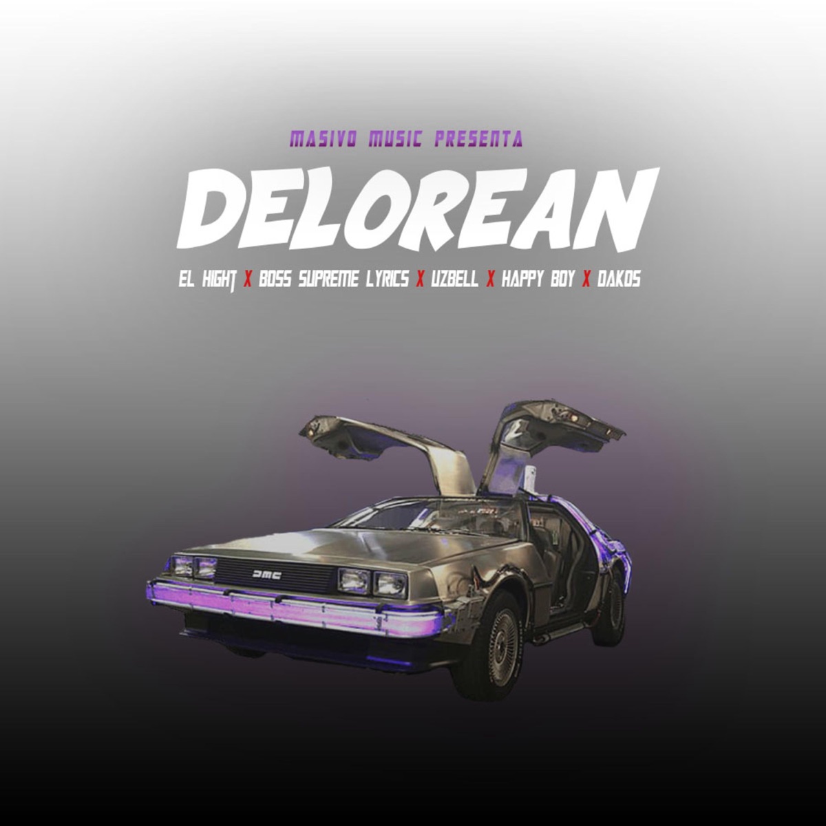 Delorean (feat. El Hight, Uzbell, Happy Boy & Dakos) - Single by Boss Supreme Lyrics album cover