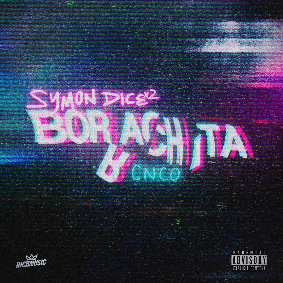Borrachita - Single by Symon Dice & CNCO album cover