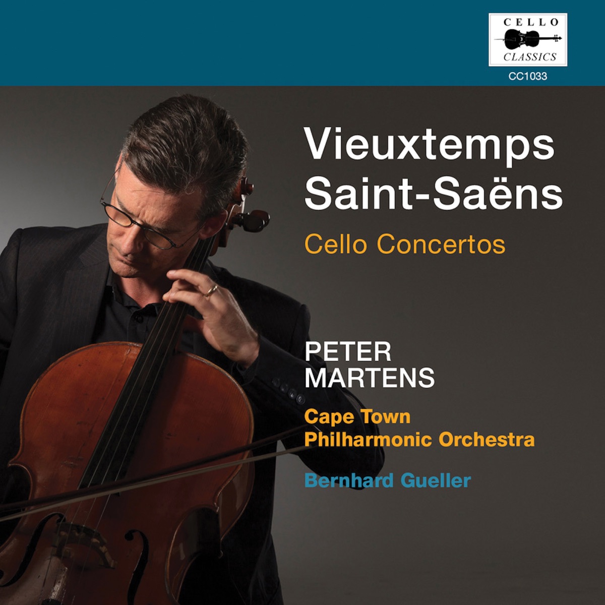 Vieuxtemps, Saint-Saëns & Fauré: Cello Works by Peter Martens, Cape Town Philharmonic Orchestra & Bernhard Gueller album cover