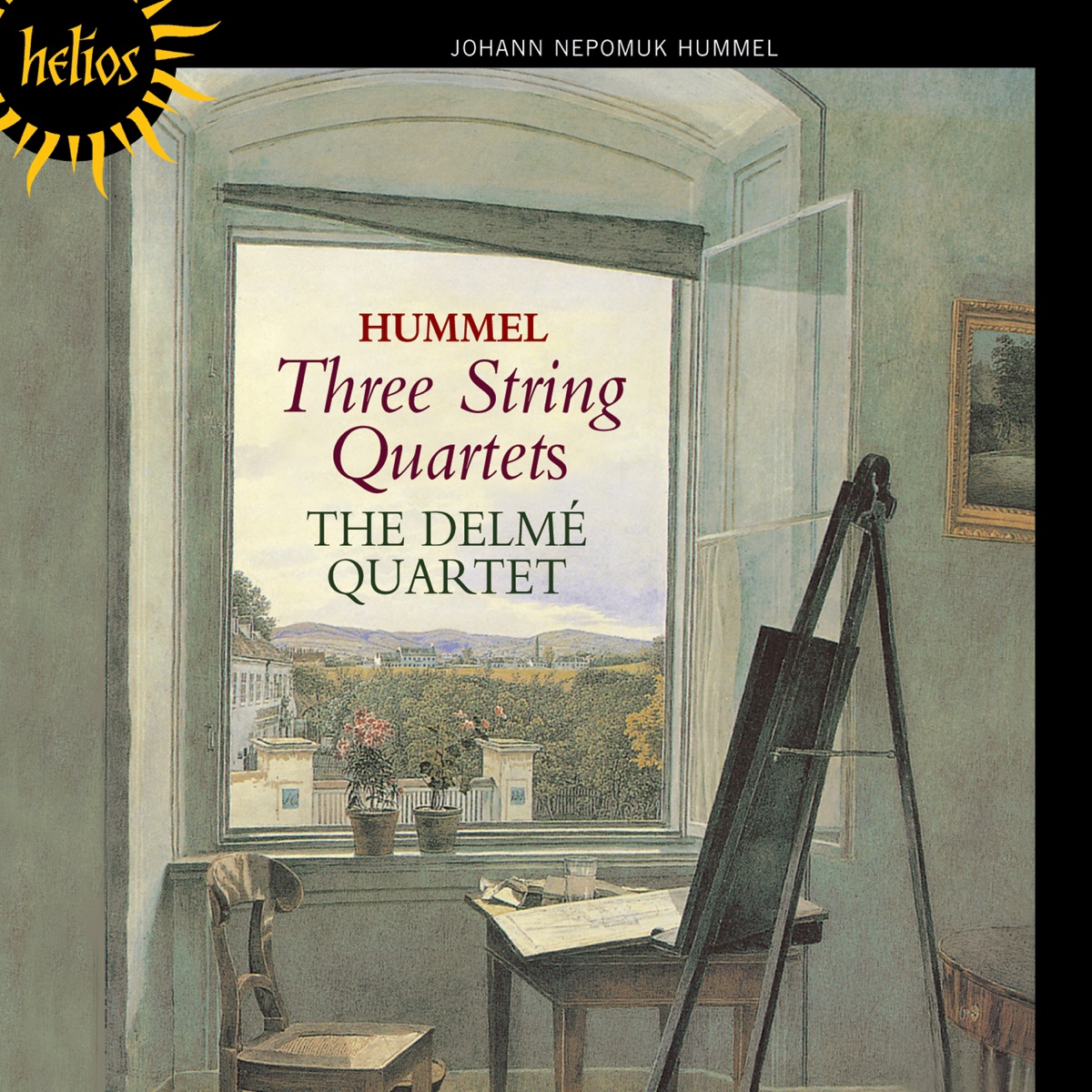 Hummel: String Quartets by Delmé Quartet album cover