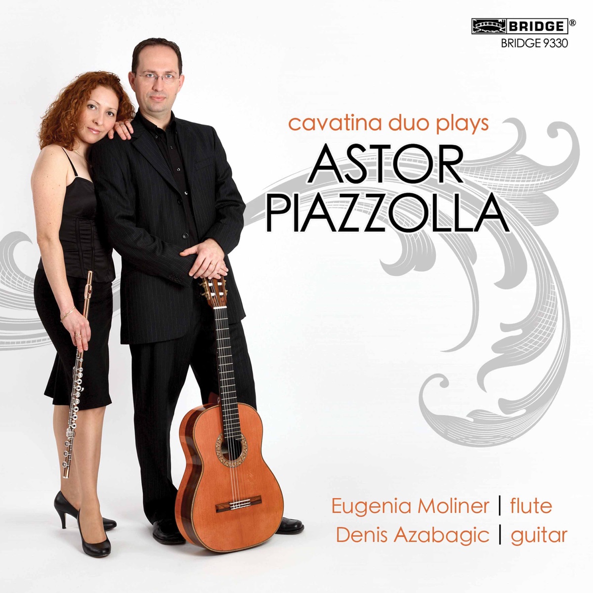 Piazzolla: Music for Flute & Guitar by Cavatina Duo album cover