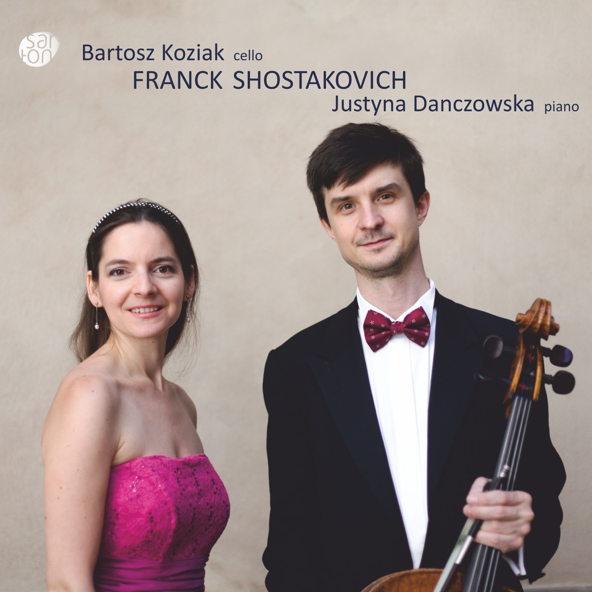 Franck & Shostakovich: Cello Sonatas by Bartosz Koziak & Justyna Danczowska album cover