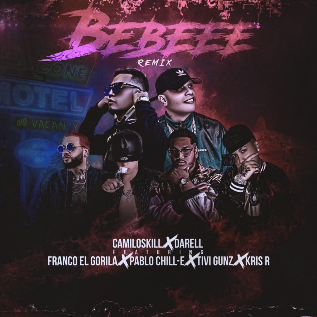 Bebeee (Remix) [feat. Franco El Gorilla, Tivi Gunz, Pablo Chill-E & Kris R.] - Single by Camiloskill & Darell album cover