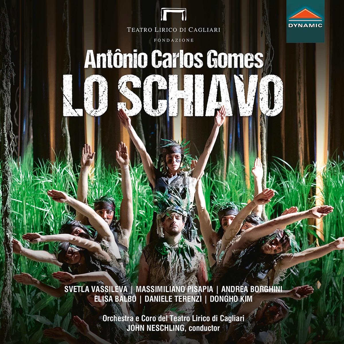 Gomes: Lo schiavo (Live) by Svetla Vassileva, Massimiliano Pisapia, Andrea Borghini, Elisa Balbo, Daniele Terenzi, Dongho Kim, Orchestra del Teatro Lirico di Cagliari & John Neschling album cover
