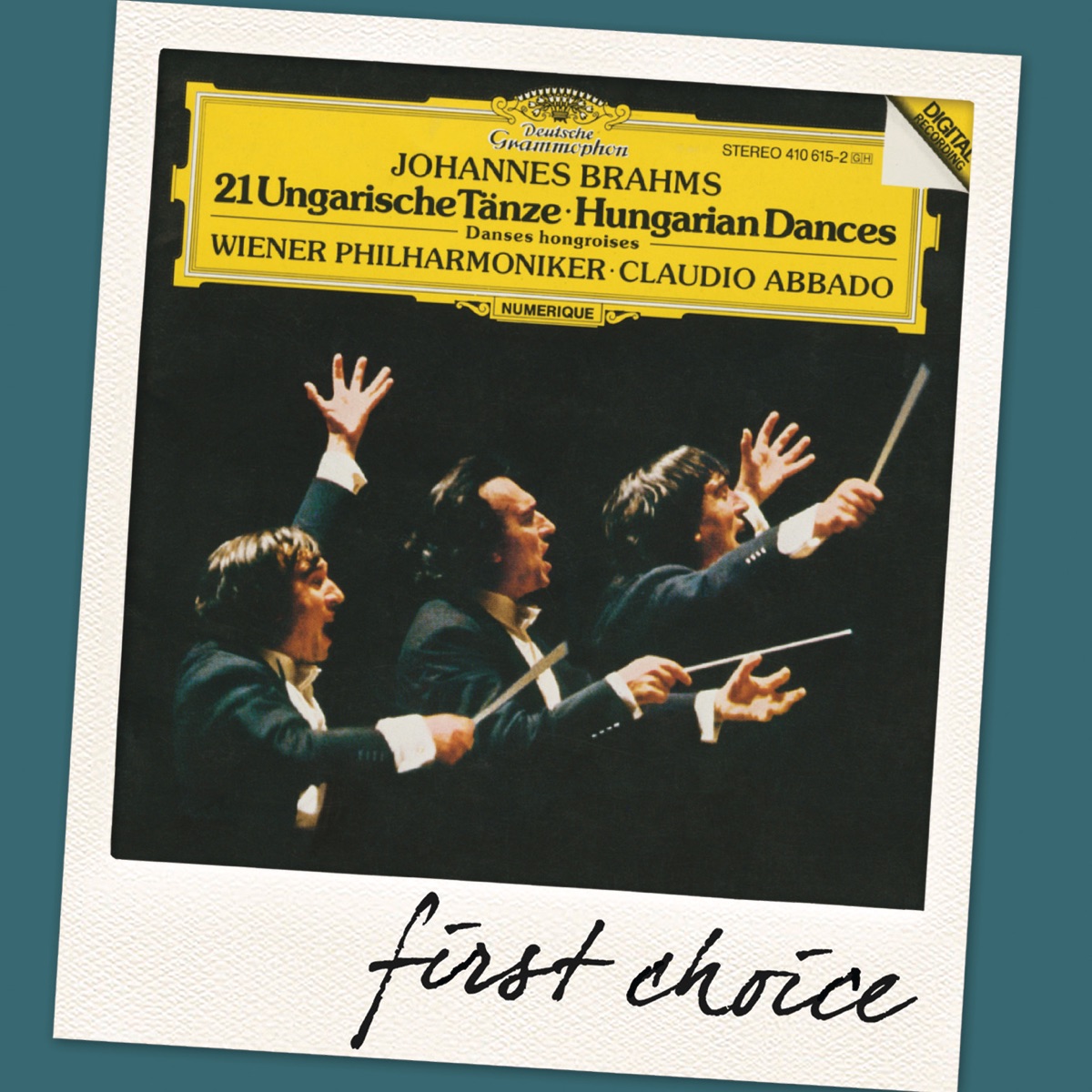 Brahms: Hungarian Dances by Vienna Philharmonic & Claudio Abbado album cover