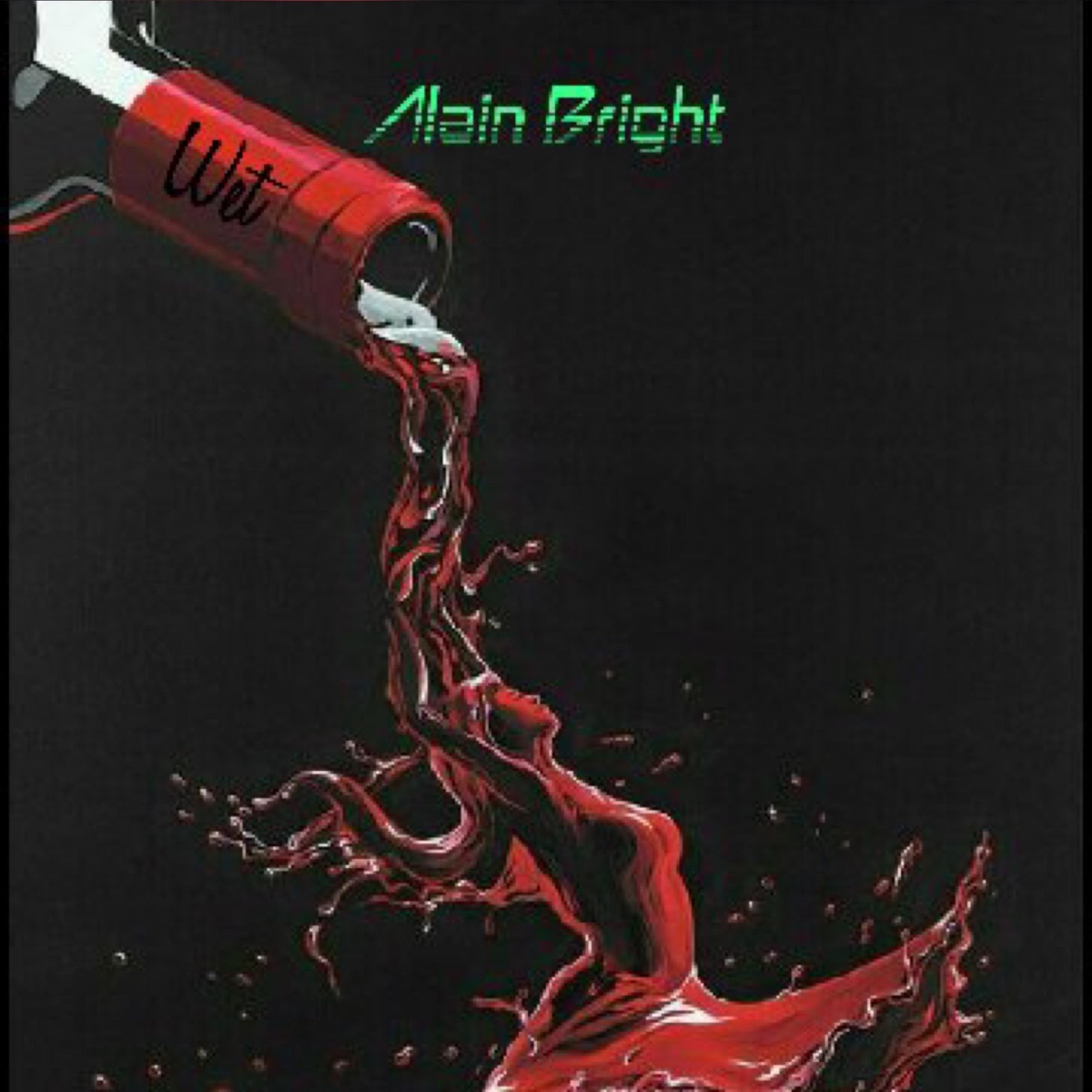 Wet - Single by Alain Bright album cover