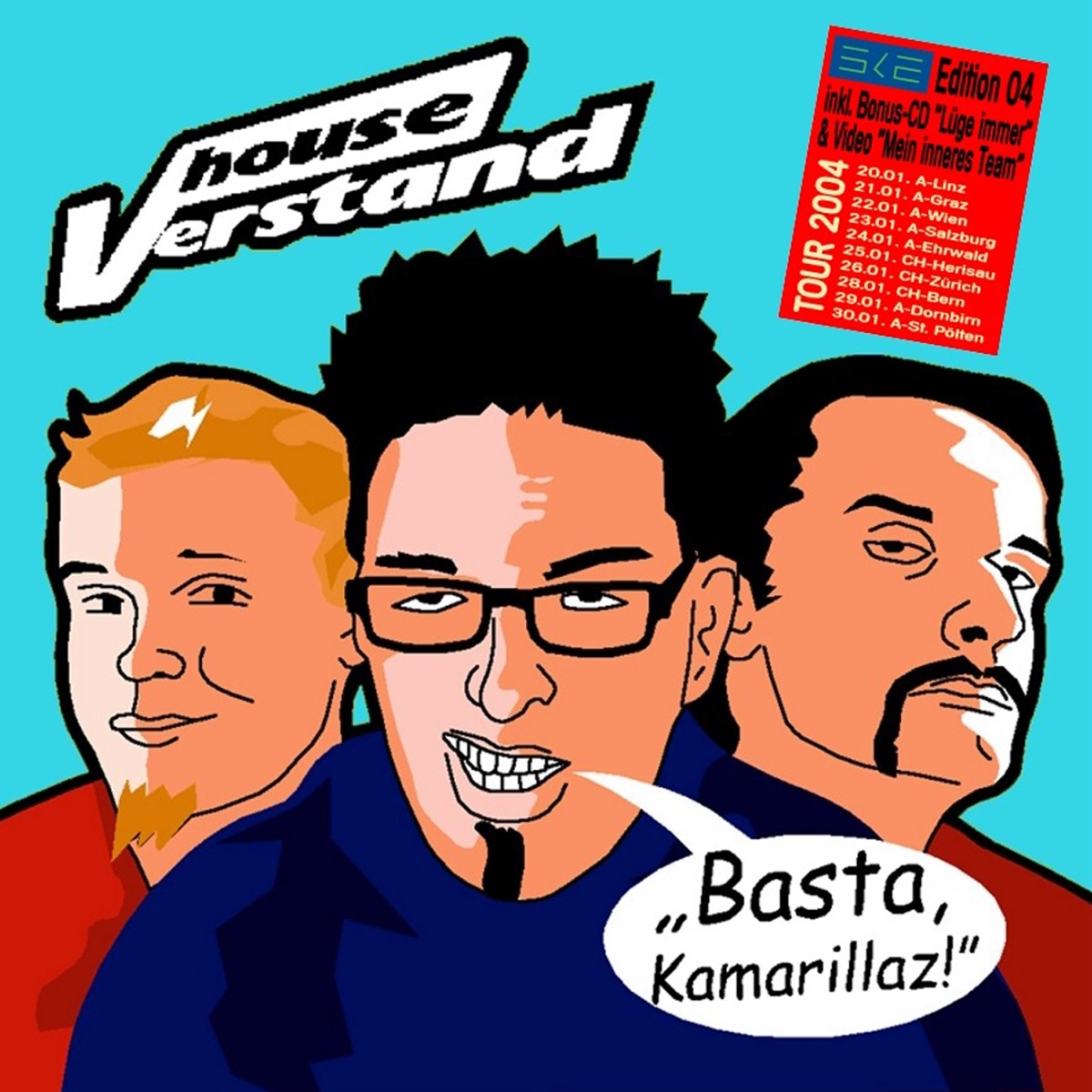 Basta, Kamarillaz! by Houseverstand album cover