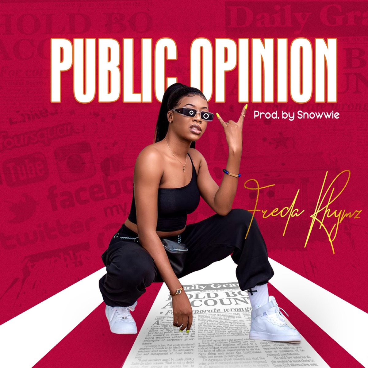 Public Opinion - Single by Freda Rhymz album cover
