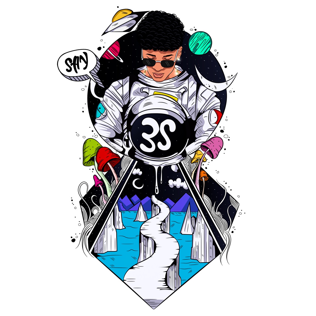3s - Single by Say album cover