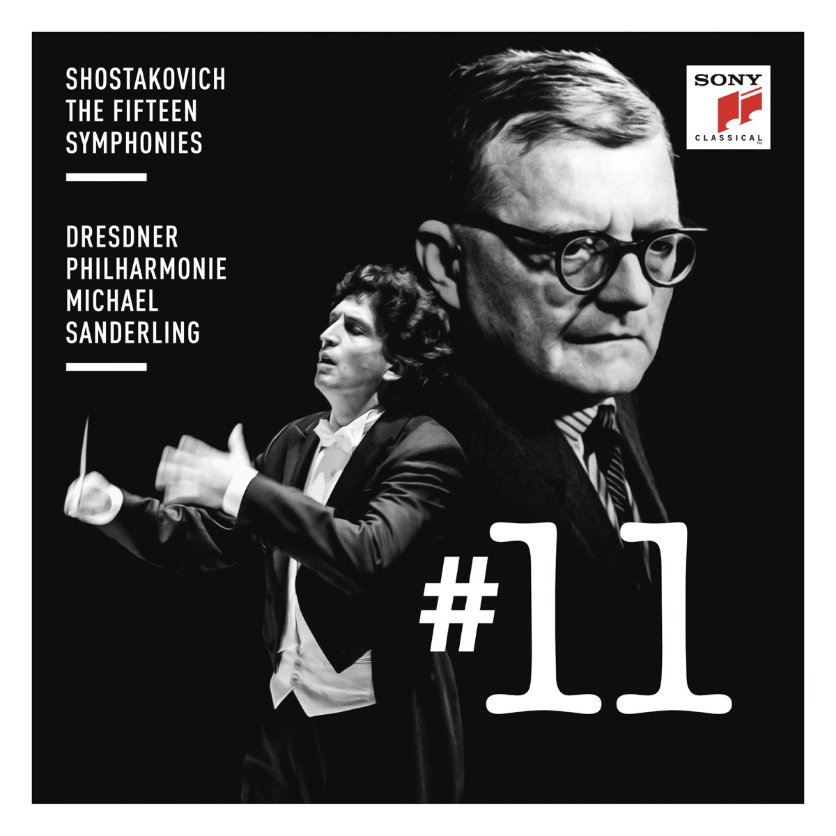 Shostakovich: Symphony No. 11 by Michael Sanderling & Dresdner Philharmonie album cover