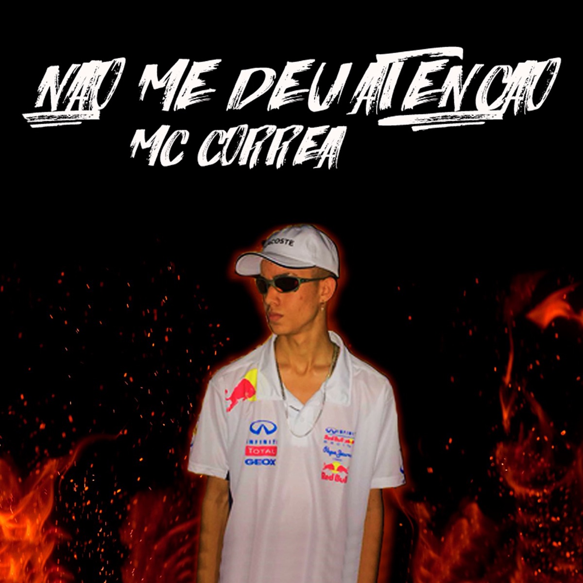 Não Me Deu Atenção - Single by Mc Correa album cover