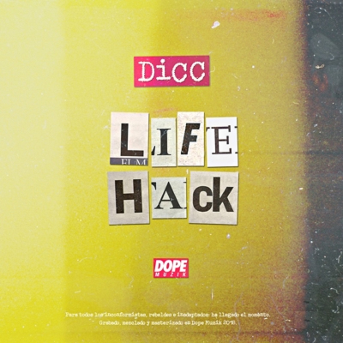 Life Hack by Dicc album cover