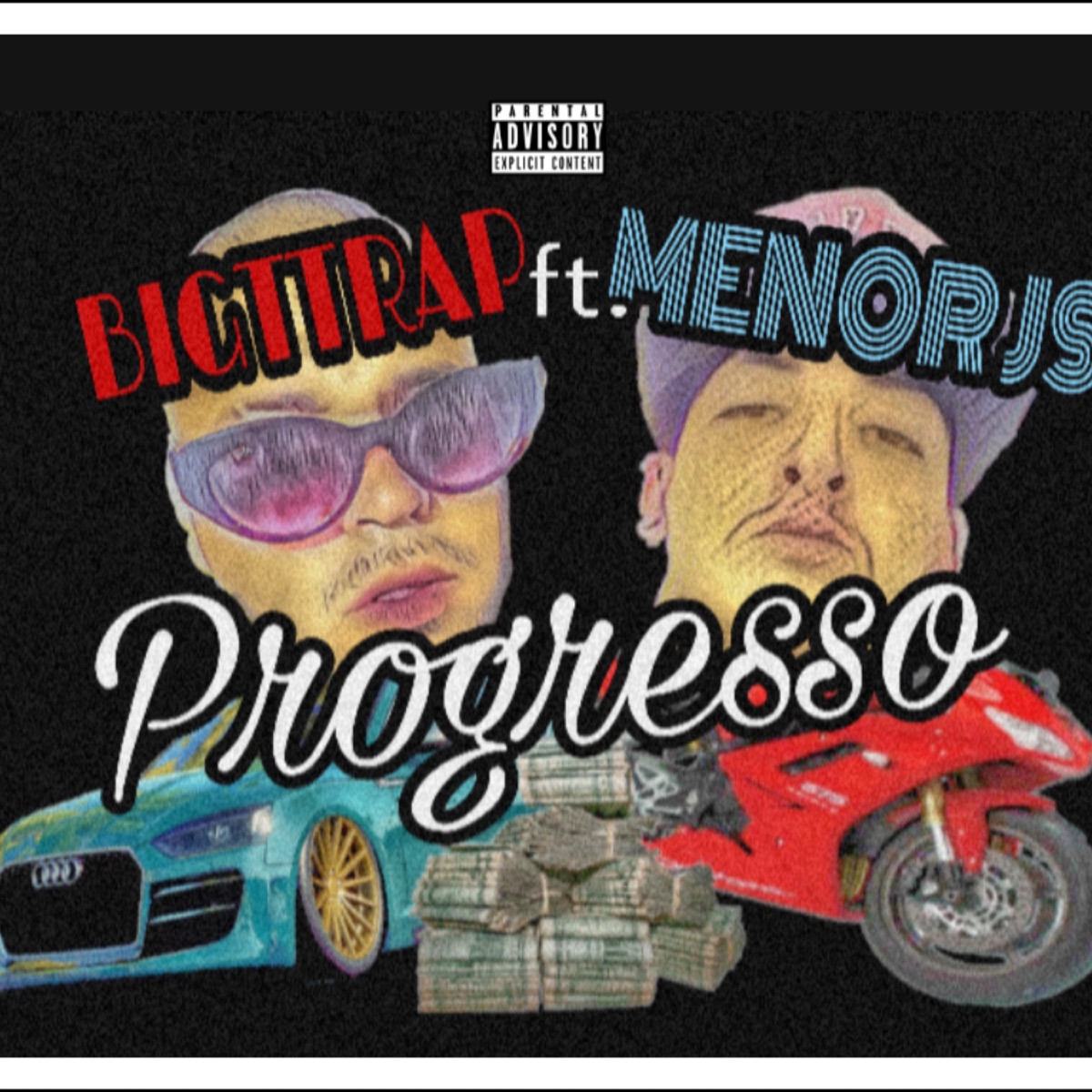 Progresso (feat. Menor JS) - Single by Bigtrap album cover