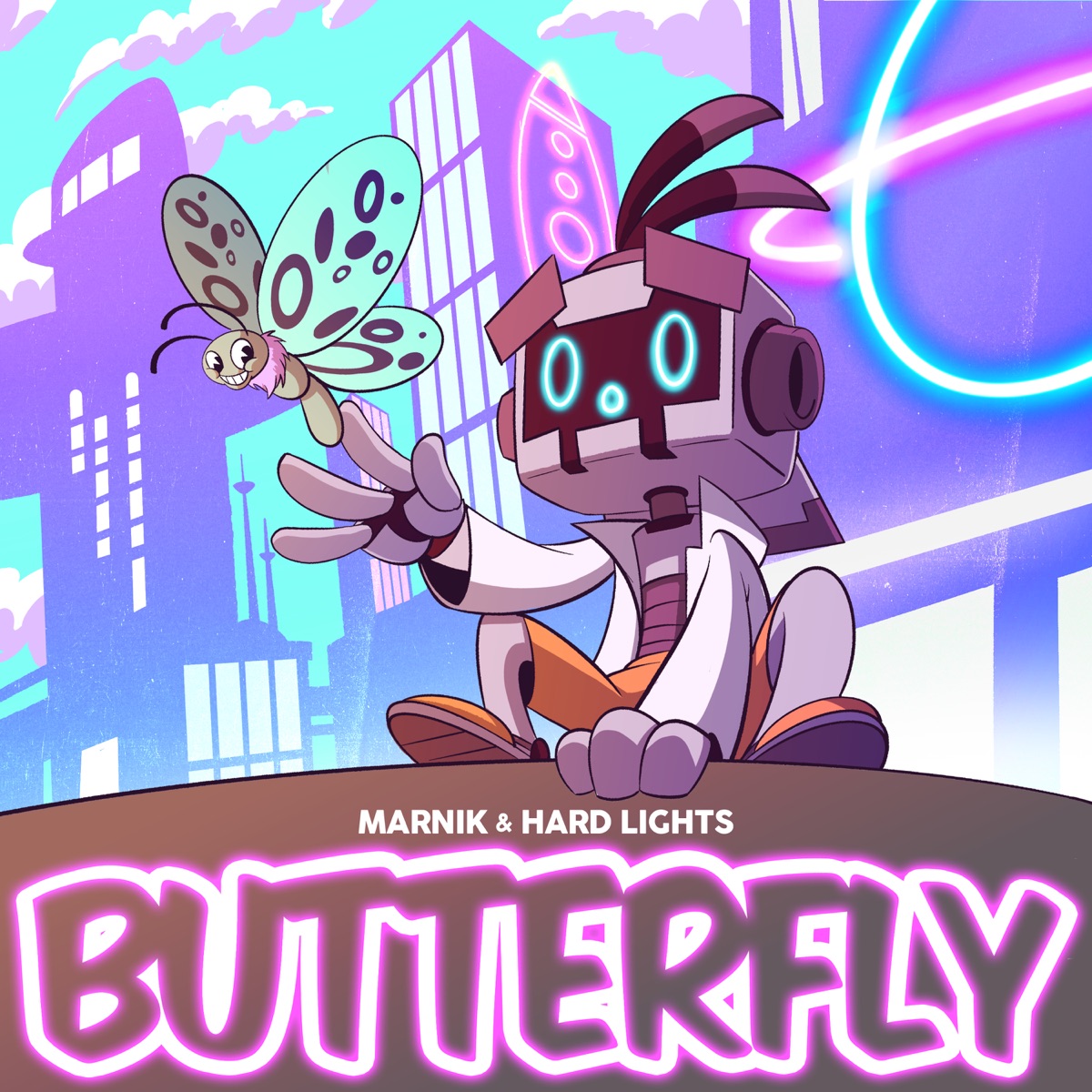 Butterfly - Single by Marnik & Hard Lights album cover