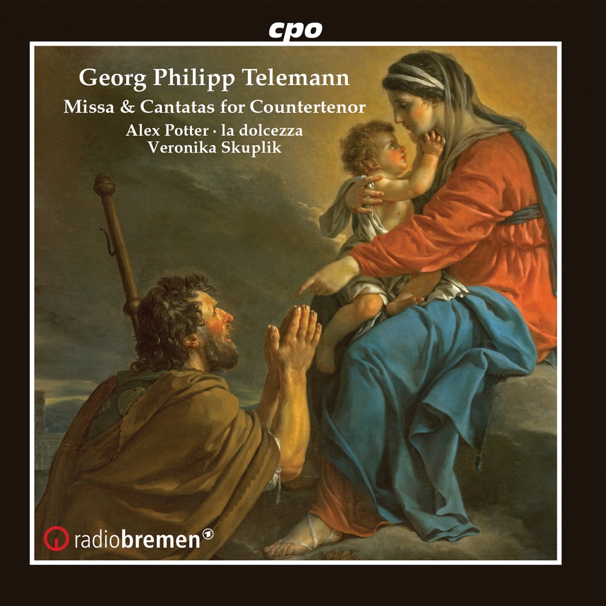 Telemann: Missa & Cantatas for Countertenor by Alex Potter, Michael Fuerst, La Dolcezza & Veronika Skuplik album cover