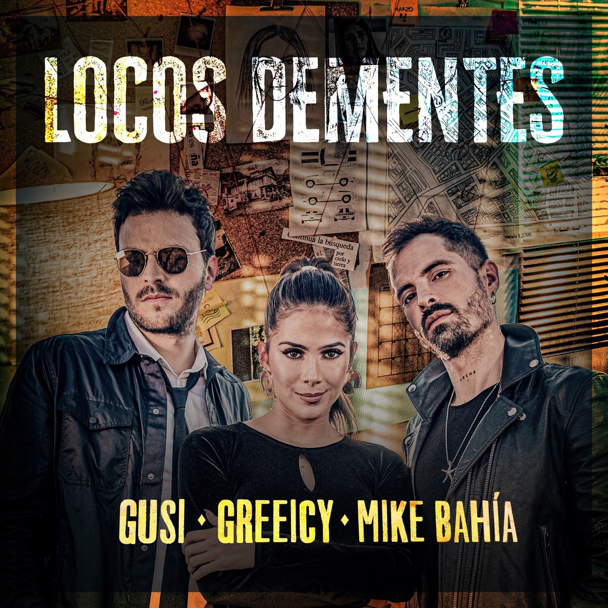 Locos Dementes - Single by Gusi, Greeicy & Mike Bahía album cover