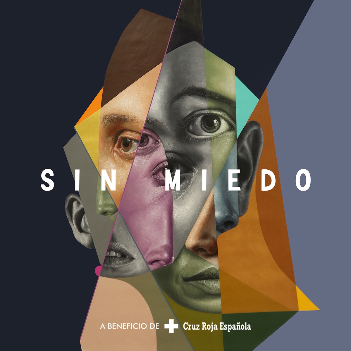 Sin miedo 2020 (feat. Adexe & Nau, Adriana Lucia, Agoney, Alejandro Lerner, Alex Ubago, Andrés Cepeda, Ara Malikian, Chambao, Coti, Cristina Castaño, David Summers, Efecto Pasillo, Gian Marco, Inés Gaviria, Luciano Pereyra, Luis Enrique, Macaco, Marcela Morelo, Martina La Peligrosa, Mónica Naranjo, Pandora, Pitingo, Rosario Flores, Samo, Sanluis, Sie7e & Soledad) - Single by Rosana album cover