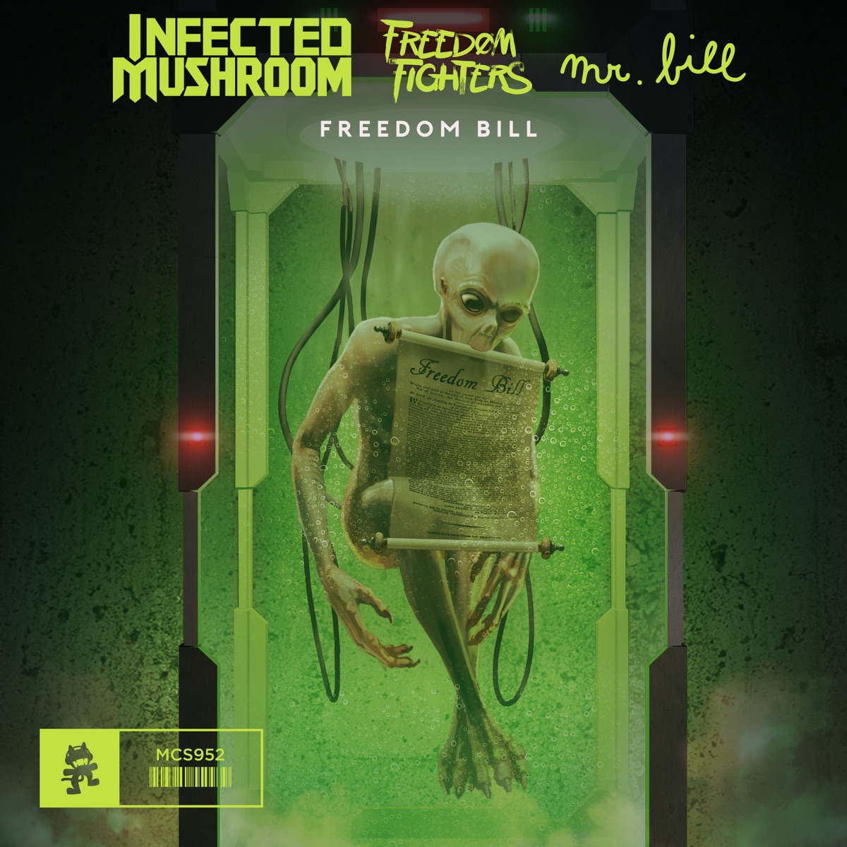 Freedom Bill - Single by Infected Mushroom, Freedom Fighters & Mr. Bill album cover