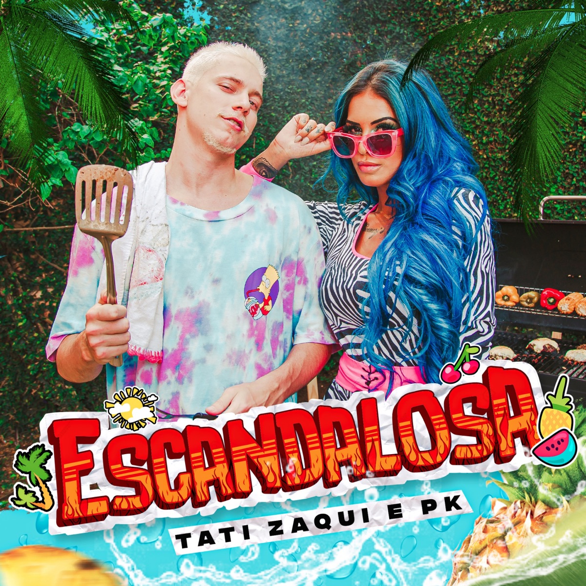 Escandalosa - Single by Tati Zaqui & PK album cover