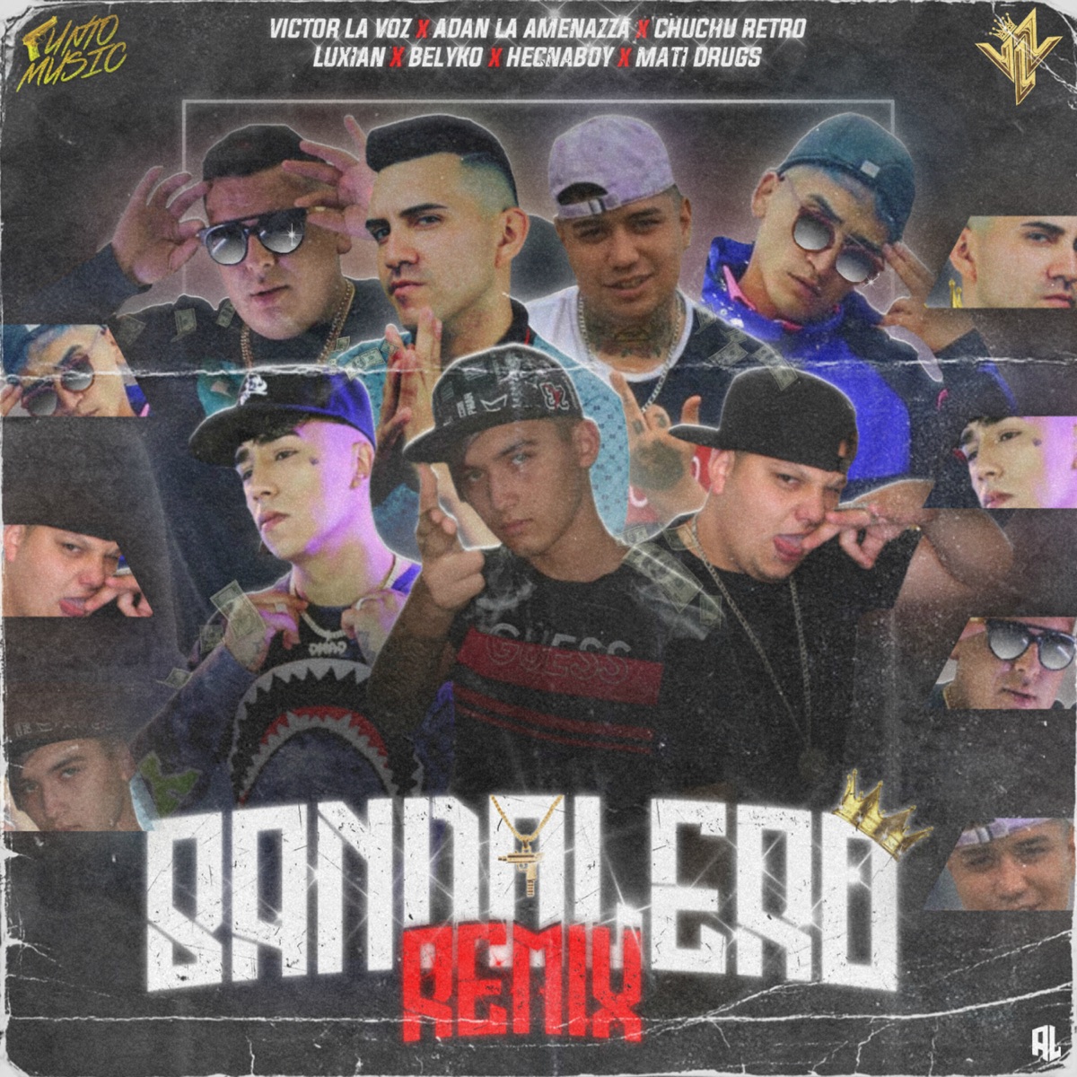 Bandolero (Remix) [feat. Adan La Amenaza, Chuchu Retro, Luxian, Belyko, Hecnaboy & Mati Drugs] - Single by Victor La Voz album cover
