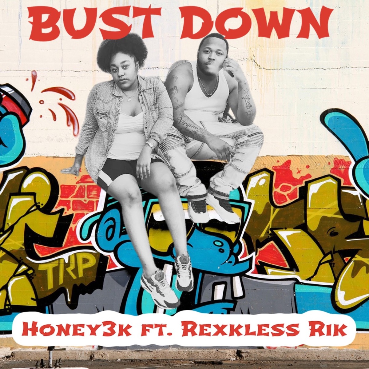Bust Down-Honey3k - Single by Rexkless Rik album cover