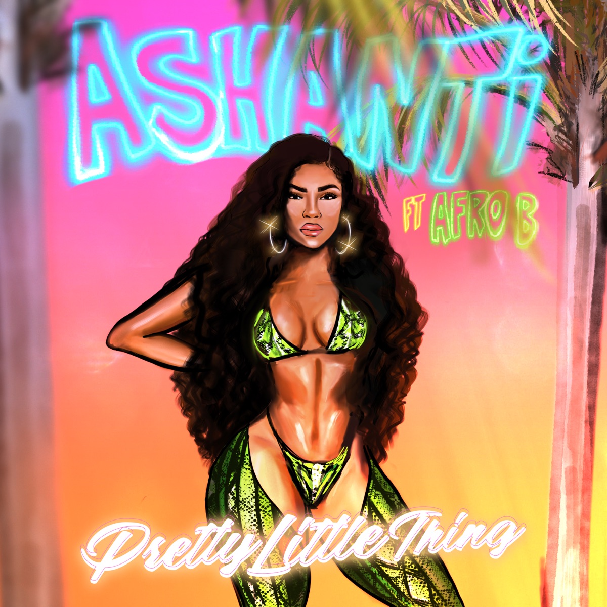 Pretty Little Thing - Single by Ashanti & Afro B album cover