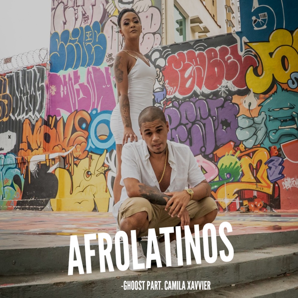 Afrolatinos (feat. Camila Xavvier) - Single by Ghoost album cover