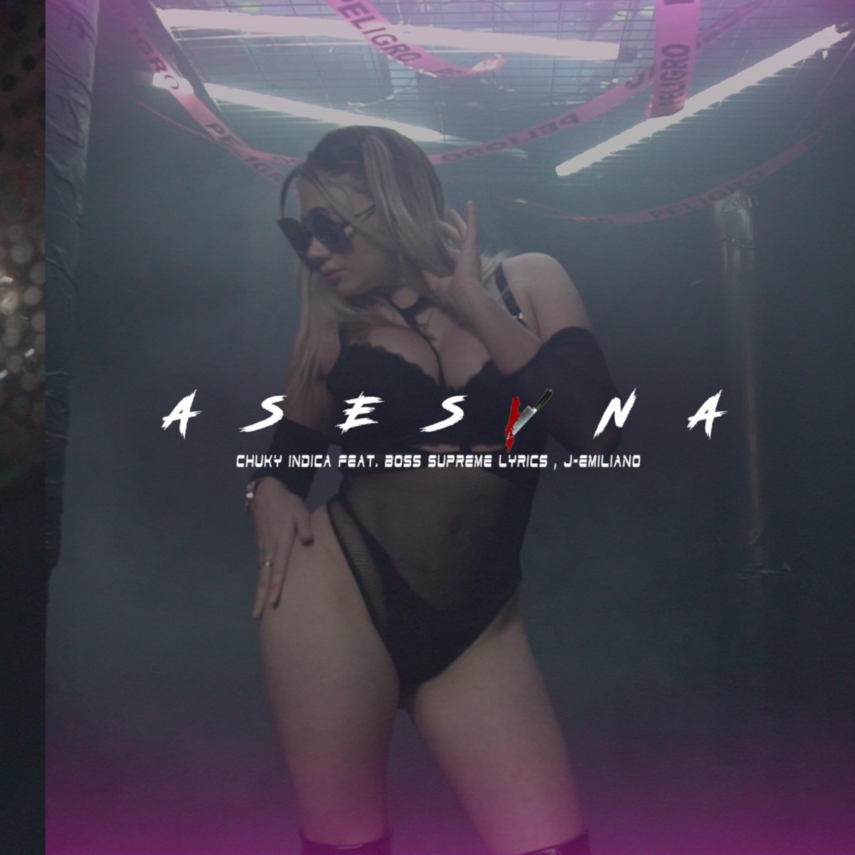 Asesina (feat. J-Emiliano & Boss Supreme Lyrics) - Single by Chuky Indica album cover